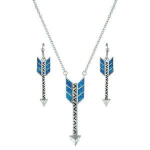Montana Silversmiths Arrow Earring & Necklace Set